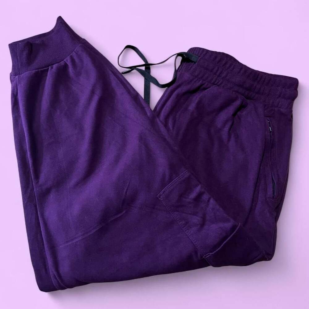 Happy Camper by Torrid Cargo Joggers Size 2 Deep Purple